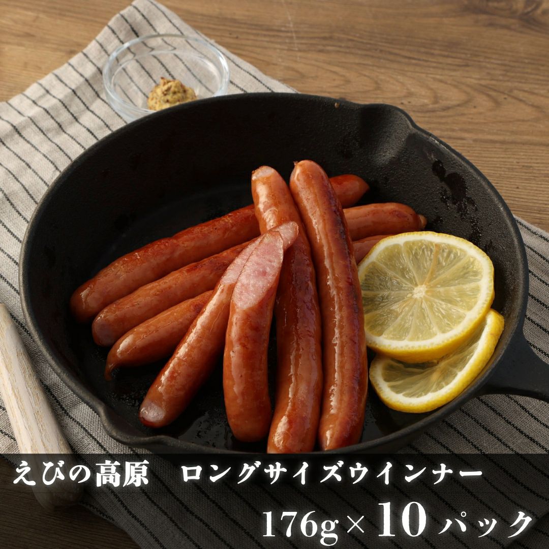 えびの高原 ロングサイズウインナー176gx10パック