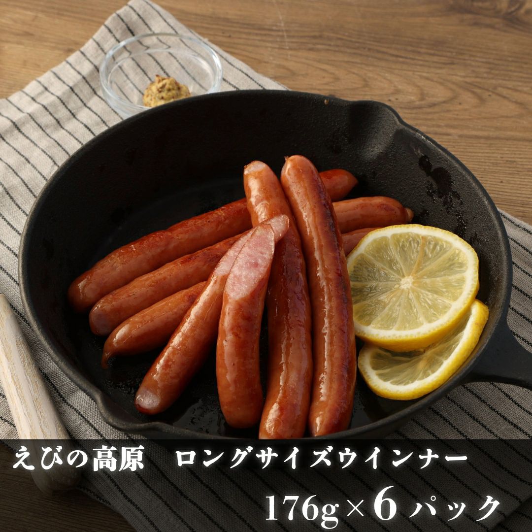 えびの高原 ロングサイズウインナー176gx6パック